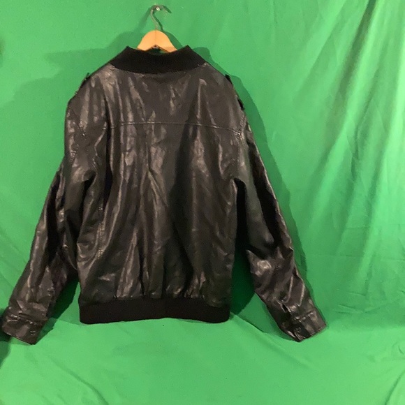 Guess XXL black vegan leather jacket - Picture 2 of 5